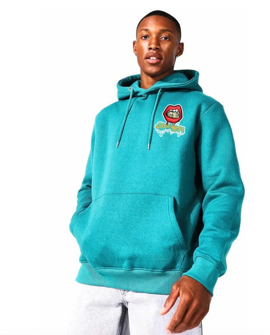 StreetMoney Over The Head Hoodie With Rubber Tab streetmoneyclothing