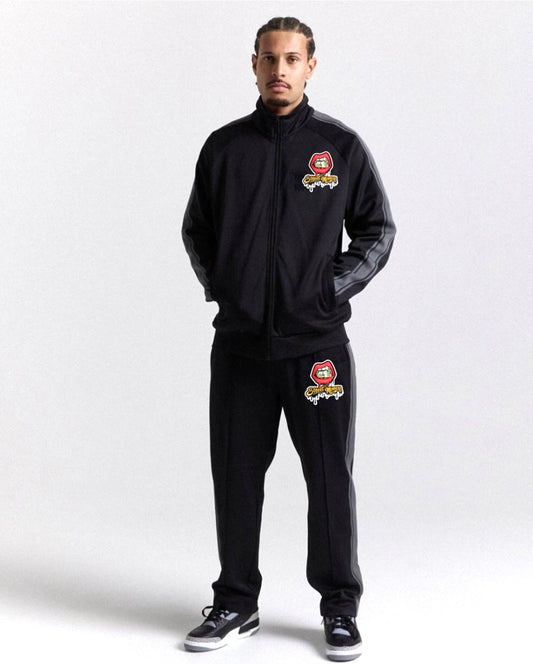 Black Diamond Track Set  Streetmoney - streetmoneyclothing